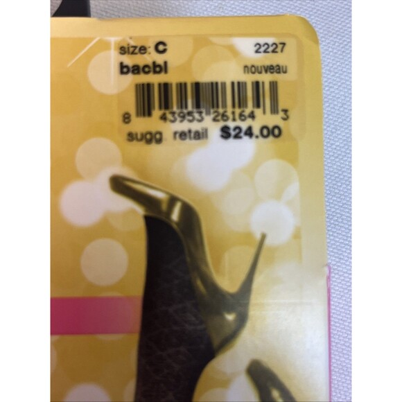 SPANX Star Power Center Stage Nouveau Patterned Shaping Tights Black NWT - Picture 2 of 5